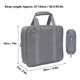thumbnail image 2 of Waterproof Oxford Cloth Travel Carrying Case Portable Storage Bag for Mini Satellite Dish, Satellite Cable, Router, Hose Adapter, 2 of 4