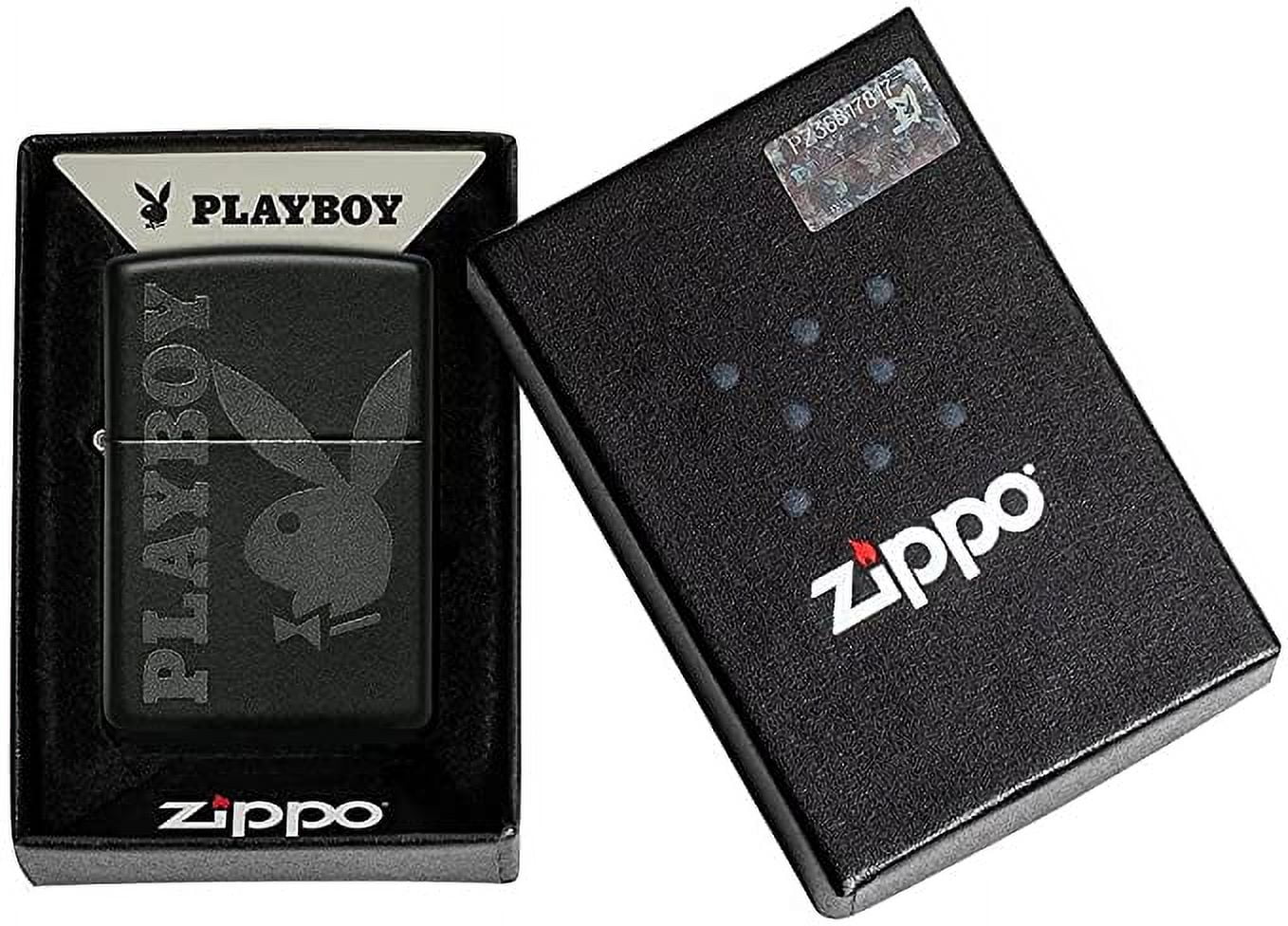 Zippo Playboy Black Matte Windproof lighter 49342