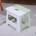 thumbnail image 4 of AOWNGIOYJRO Folding Step Stools for Adults Kids, Foldable Stool for Sitting, Kitchen Stool, Non-slip, Opens Easy with One Flip. Stepping Stool for Kitchen, Bathroom or Bedroom, 4 of 6