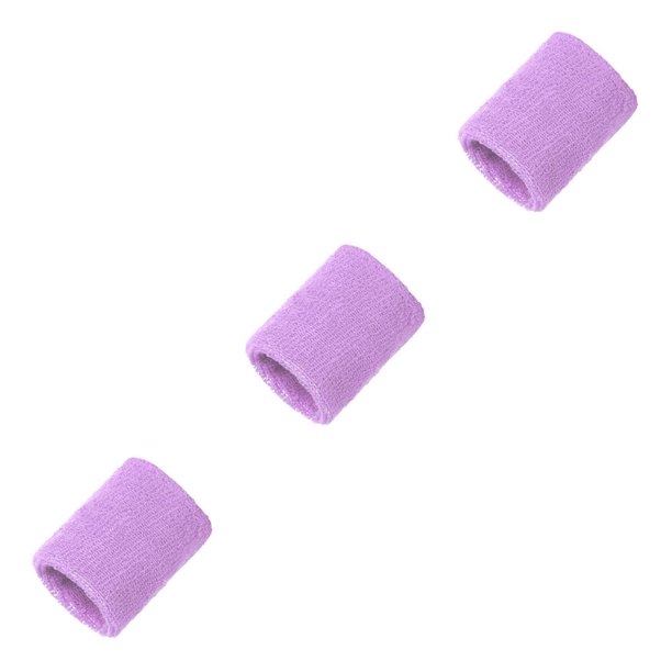 Wosthever Muñequera deportiva Muñequera absorbente de sudor Muñequera elástica unisex para niños Adultos, Púrpura claro Type1 NO1 Wosthever CBP024239