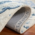 thumbnail image 5 of SAFAVIEH Glamour Charmaine Floral Wool Area Rug, Beige/Blue, 6' x 6' Square, 5 of 7