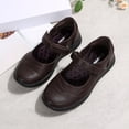 thumbnail image 2 of Rexoro Girls Mary Janes Hook and Loop Synthetic Flat Shoes School Outdoor, 2 of 6