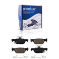 thumbnail image 3 of Detroit Axle - Rear Brake Kit for 2019-2021 Mazda 3 Sport CX-30 Disc Brake Rotors Ceramic Brake Pads with Hardware 2020 Replacement : 10.43" inch Rotors, 3 of 7
