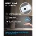 thumbnail image 2 of 60cm Rechargeable LED Under Cabinet Light with Sensor, USB 5V DC Powered, Magnetic Adhesive Strip, Wireless LED Strip for Kitchen Cabinet, 2 of 5