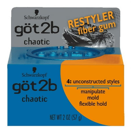 Got2B Chaotic Fiber Hair Gum, 2 Ounce