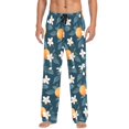 thumbnail image 7 of FORMRS Mens Pajama Pants with Pockets Soft Cotton Sleepwear Lounge Bottoms, Sizes S-2XL, Oranges Pattern, 7 of 7