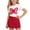 Hot Pink, variant on Cethrio Girls Summer Outfit Sets, Printed Short Sleeve Summer 2 Piece Kids Clothing Sets Hot Pink Size 7-8T