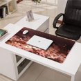 thumbnail image 7 of Floral Computer Mouse Mat,Japanese Cherry Blossom Sakura Tree Branch Soft Pastel Watercolor Mouse Pad with Rectangle Non-Slip Rubber Mousepad Large, Office Mouse Pad for Women Men Kid 31.5x15.7in, 7 of 7