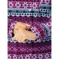 thumbnail image 5 of Fruit of the Loom Women's Beyond Soft Long Sleeve Button Down Flannel Sleepshirt, Sizes S-4X, 5 of 9