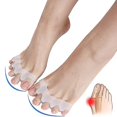 thumbnail image 1 of 3 Paires de Séparateurs d'Orteils en Silicone pour Yoga Ballet Course, 1 of 4