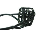 thumbnail image 2 of Black Genuine Leather Dog Basket Muzzle #109 - Boxer, Bulldog (Circumference 13", Snout Length 3.5"), 2 of 2