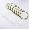 thumbnail image 2 of 16 Piece Reusable Makeup Remover Pads with Washable Laundry Bag and Round Box for Storage for All Skin Bamboo Fiber Makeup Remover Pads, 2 of 7