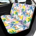 thumbnail image 4 of Uourmeti Colorful Palm Tree Pattern Car Seat Covers Full Set Breathable Automotive Seat Covers Full Set Easy to Install Washable Durable Fit for Trucks Cars, 4 of 10