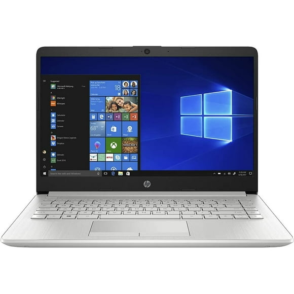 HP Stream 14" HD Laptop, AMD Athlon Silver 3050U Processor, 4GB RAM, 64GB eMMC, 720p HD Webcam, AMD Radeon Graphics, Bluetooth, Windows 10 Home, Silver