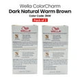 thumbnail image 2 of Express Beauty Permanent Hair Color Wella ColorCharm Permanent Liquid Hair Color Toner (3NW Dark Natural Warm Brown) - 1.4 oz (2 Pack), 2 of 3