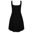 thumbnail image 4 of JIANJIA Casual Dresses For Women Summer Square Neck Cute Floral Print Strap A Line Pocket Dress Outwear, 4 of 6