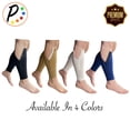 thumbnail image 4 of Presadee Premium Footless 20-30 mmHg Firm Compression With YKK Zipper Leg Swelling Shin Calf Sleeves, 4 of 8
