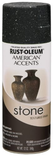 Online Fabric Store Rust-Oleum American Accents Stone Spray Black