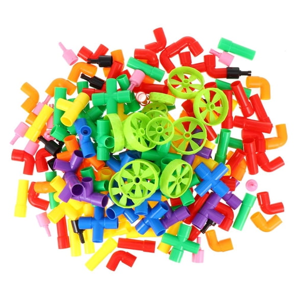 LEEYNEER 176Pcs Connect Building Toys For Children In 9.24X5.89X3.14In Size