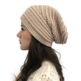 thumbnail image 5 of Hats for Women Winter and Fall Beanie Hat for Women Oversized Knit Warm Winter Hats for Women Thick for Cold Weather Life Is Good Hats for Women Life Is Good Hat Women, 5 of 5
