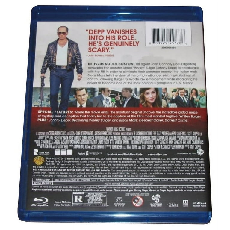 Black Mass [Blu-ray] - Walmart.com