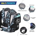 thumbnail image 4 of Mochila Escolar Luminosa Scothen para Niños con Puerto USB 30x18x46 cm, 4 of 8