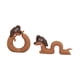 thumbnail image 5 of 2 figuras de perro salchicha para decoración de salpicadero, divertidas estatuas de perro pequeño, esculturas de cachorro para chimenea, de TV Estilo B, 5 of 8
