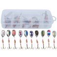 thumbnail image 2 of Señuelo de pesca con lentejuelas de Metal, accesorio de cebo de simulación Artificial, rotación de 3,5g, 10 Uds., 2 of 8