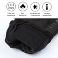 thumbnail image 4 of Pantalla táctil con cremallera Impermeable Ciclismo Entrenamiento al aire libre Guantes deportivos antideslizantes (Gris) Adepaton BST2001262-2, 4 of 7