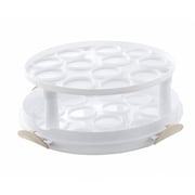 Better Homes & Gardens Round Cake Carrier with Clear Plastic Cover, 13 Diameter, Dishwasher Safe, Best Used for Leftover Storage and Party Transportation