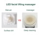 thumbnail image 5 of Vogacara Masajeador facial Lifting de piel Rejuvenecimiento Radio Mesoterapia LED Lifting facial Belleza Eliminación de arrugas Type7 NO7 Vogacara CE000920-02B, 5 of 6