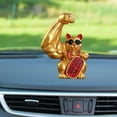 thumbnail image 6 of Giant Cat Figurine Muscle Feng Shui Fortune Sculptures Waving Arm Fortune Wealth Welcoming Store Opening Decor, 6 of 6