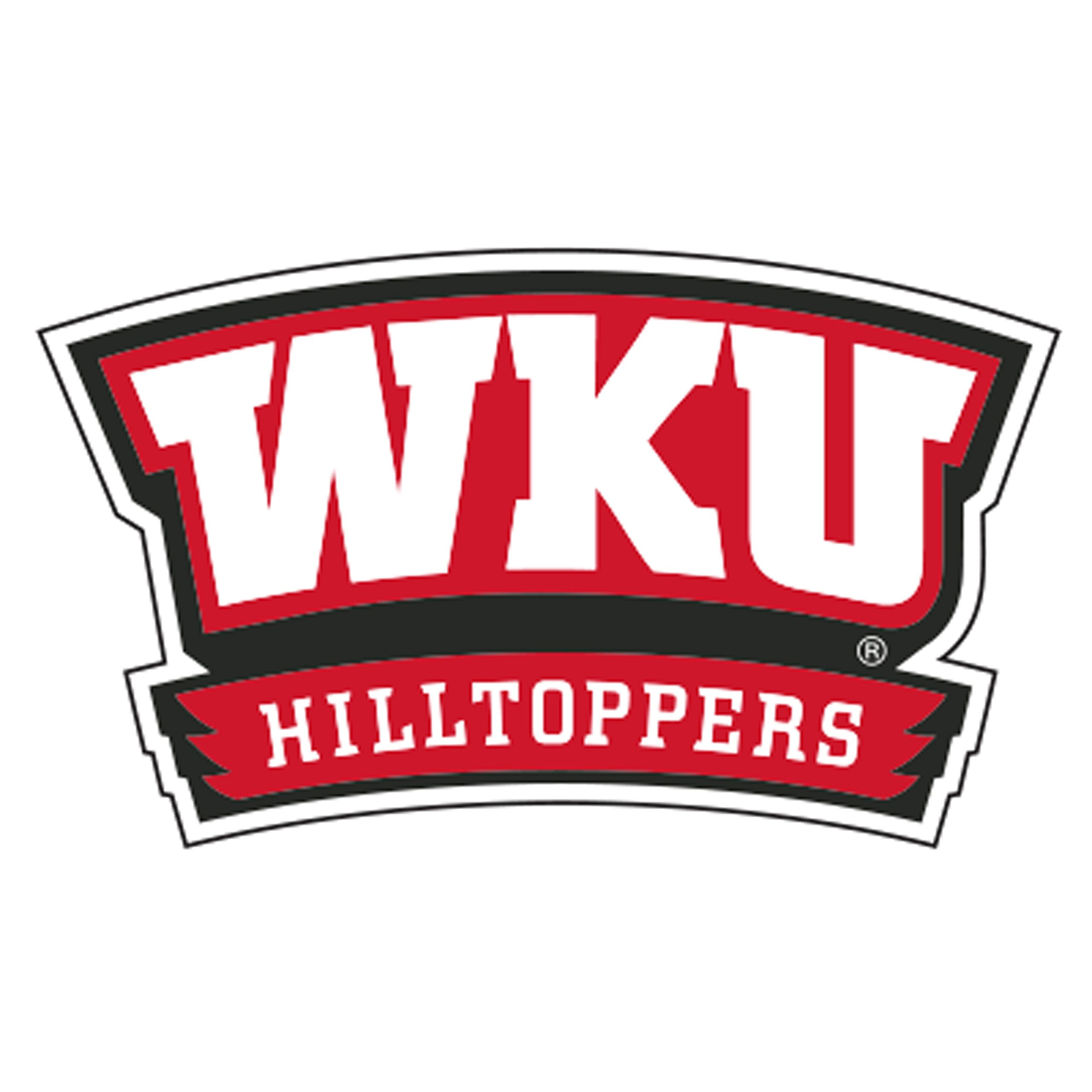 Western Kentucky Decal (WKU HILLTOPPERS DECAL (3''4''6''12''), 12 in