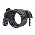 thumbnail image 1 of EeaseCA 5 Digit Cycling Heavy Duty Cable Combination Password Bike Cable Lock Cable Coded Lock 120cm (Black), 1 of 7