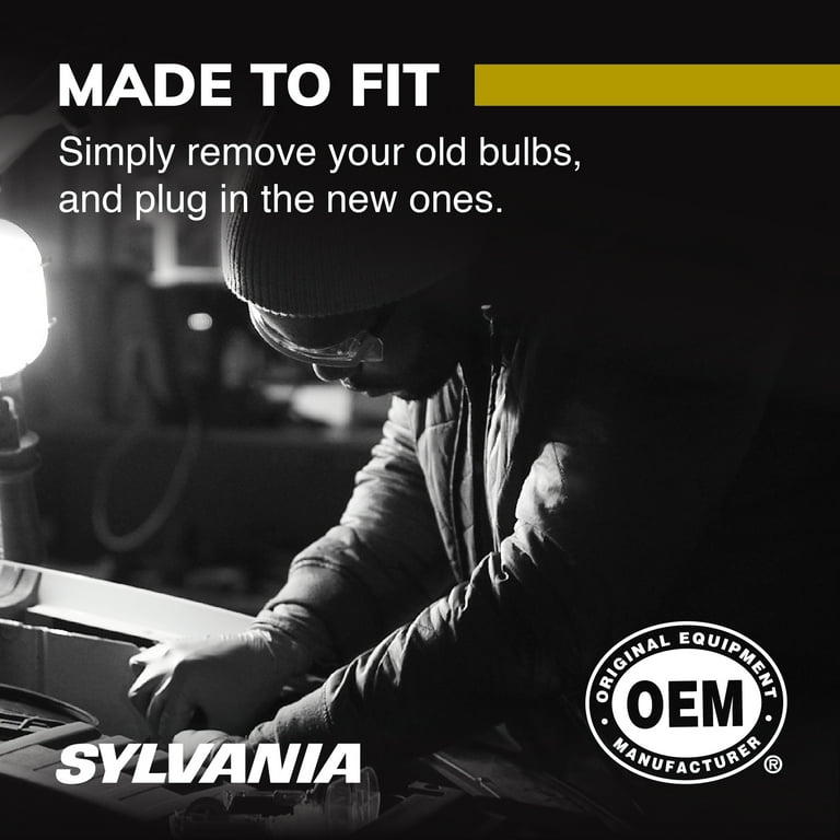 Sylvania H7 SilverStar zXe Gold Halogen Headlight Bulb, Crisp