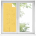 thumbnail image 2 of Pure Yellow Window Privacy Film, Simple Solid Color Static Cling UV Sun Blocking Tint Film Heat Control Windows Films for Bedroom Bathroom, Window Stickers 17.7"x39.3", 2 of 8
