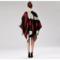 thumbnail image 4 of PIKADINGNIS Women Shawel Wraps Office Beach Poncho Opean Front Sweaters Coat Long Scarf Blanket, 4 of 5