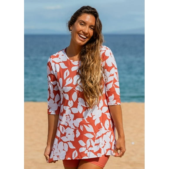 Gia 3/4 Sleeve UPF 50  Swim Tunic