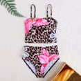 thumbnail image 5 of Shadoumai Girls Tankini Swimsuits Size 14-16 Ruffle Girls' Swimwear Bikini Tie-Straps Tankini for Girls 2pcs Girls Bathing Suit&nbsp;size 6 Contrast Trim Swimwear Shorts and Skirt, 5 of 8