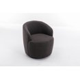 thumbnail image 2 of KOSSMAI Soft Upholstered Teddy Fabric Swivel Accent Chair For Living Room, Bedroom, Study Room, 2 of 4