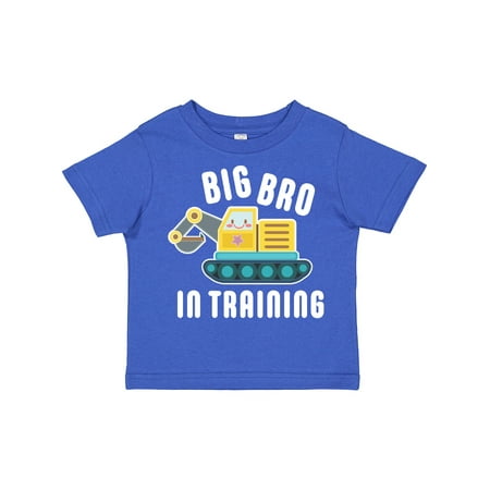 

Inktastic Big Bro in Training with Bulldozer Gift Toddler Boy Girl T-Shirt