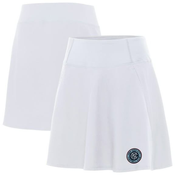 Women's Antigua White New York City FC Chip Skort