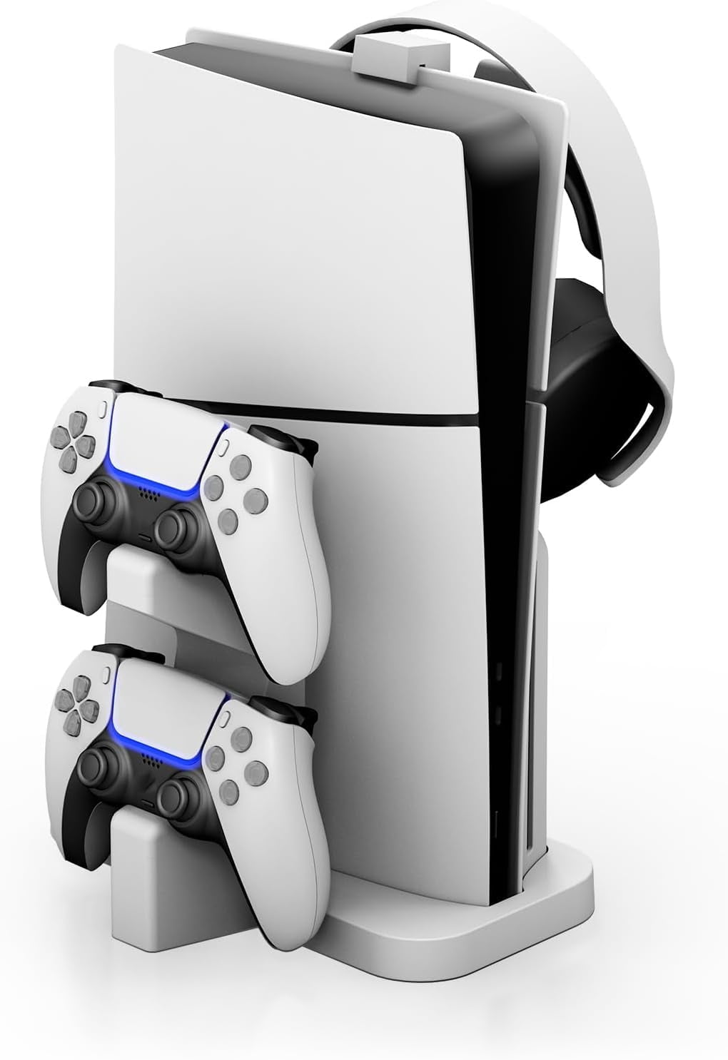 PlayStation5 13台 GAEKOL RGB Horizontal Stand for PS5 Slim Console Accessories with