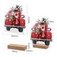 thumbnail image 2 of Centros Mesa Acrílico Muñeco Nieve Coches Navidad Lindos Suministros para Fiestas Navideñas, 2 of 9