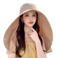 thumbnail image 4 of Adjustable Sun Protective Fishing Hat With Neck Flap Lightweight Outdoor Headwear For Men Women, 4 of 9