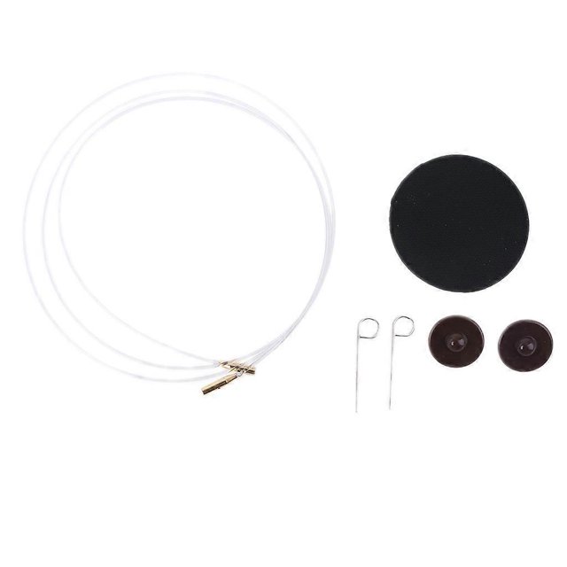 Kit de conectores de tapas de cable para agujas de tejer intercambiables de 10/40/60/80 cm para herramientas de artesanía de tejido de punto DIY