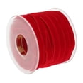 thumbnail image 5 of 20 Yard 10mm Wide Velvet Ribbon Roll for DIY Crafts Tools Red, 5 of 8
