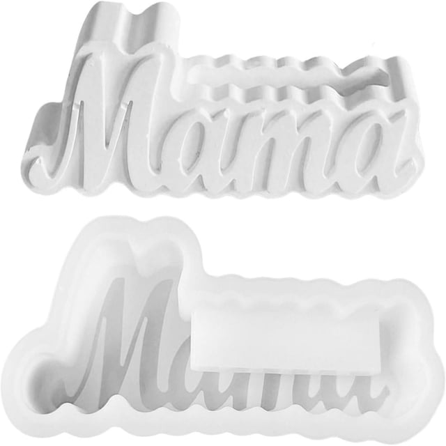 Jarrón con forma de mamá, silicona, para hacer jabón, cuentas aromáticas, ambientador para coche, colgante, vela, resina, cemento, yeso, adornos decorativos, día