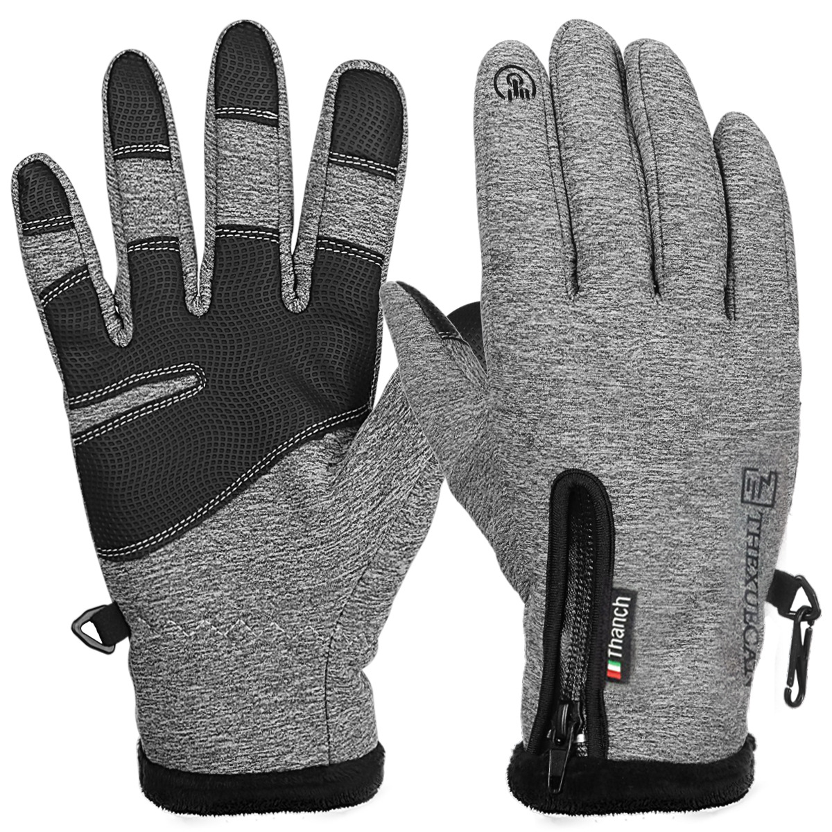 Waterproof Winter Gloves 30℉ Warm Windproof All Fingers Touch Screen
