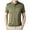 Green, variant on Xunlbb Men's Shirts Mens Casual Button Down Shirts Mens Fashion Casual Solid Pullover Round Neck Buttons Short Shirts on Clearance, M-3XL